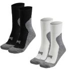 Sport sokken Multisport Coolmax vlakke teennaad 2 paar.