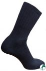 Bijna zuiver wollen dikke thermo sokken zwart.