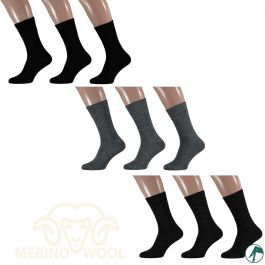 Ham Ongemak Haarvaten Sokken zonder elastiek met merino wol anti knel sokken ideaal bij  spataderen of vocht in het been.