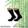 Sport sokken van Bamboe met vlakke teennaden 1 paar.