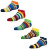 Sneaker sokken Rainbow zonder naadjes 6 paar kindermaat.