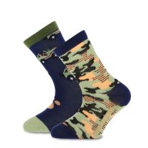 sokken met auto en camouflage maat 27-30 en 31-34 zonder naadjes