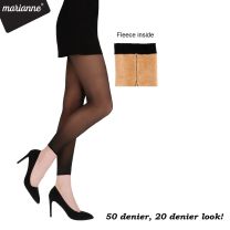Fleece legging 50 den 20 den look Marianne 506