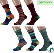 rode groen paarse blauwe bamboe sokken alle kleuren