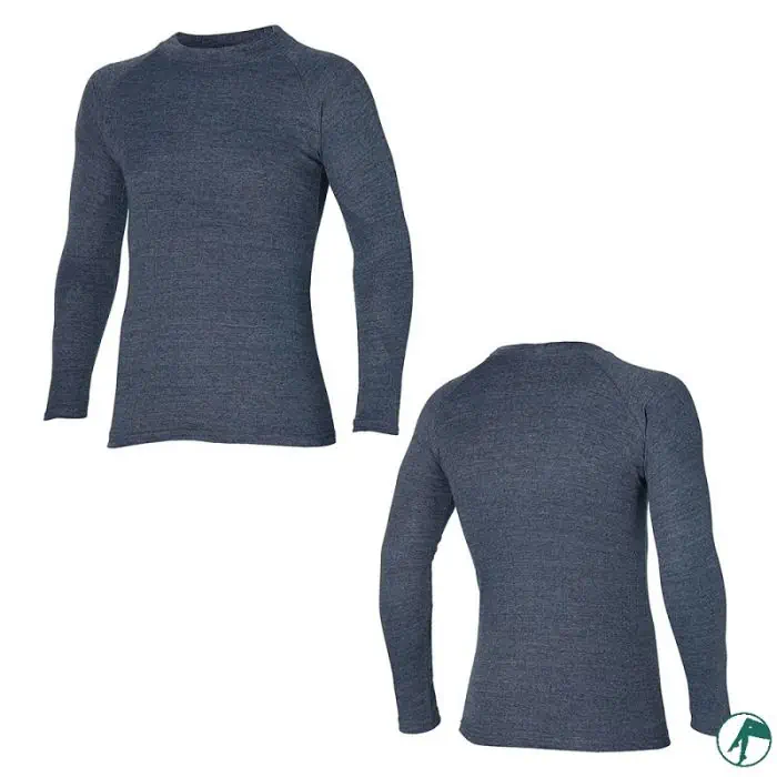 Thermo T Shirt Heren lange mouw geborstelde voering