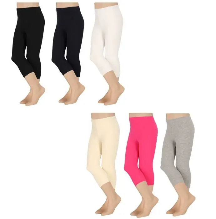 Katoenen kinderlegging capri in vele kleuren