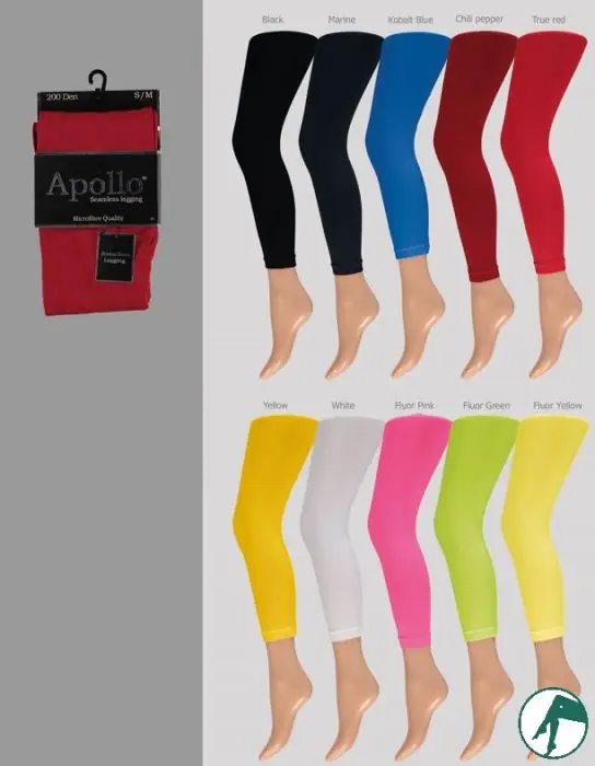 200 denier pantylegging lang model in 10 kleuren